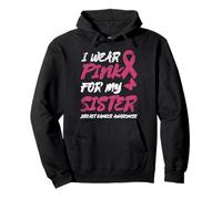 Uso Rosa para MI Hermana Conciencia del CÁNCER DE Mama-vintagifi Sudadera con Capucha