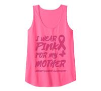 Uso Rosa para MI Madre Conciencia del CÁNCER DE Mama Camiseta sin Mangas