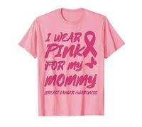 USO ROSA PARA MI MAMÁ CONCIENCIA DEL CÁNCER DE MAMA Camiseta