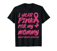 USO ROSA PARA MI MAMÁ CONCIENCIA DEL CÁNCER DE MAMA Camiseta