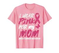 USO ROSA PARA MI MAMÁ CONCIENCIA DEL CÁNCER DE MAMA Camiseta