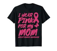 USO ROSA PARA MI MAMÁ CONCIENCIA DEL CÁNCER DE MAMA Camiseta