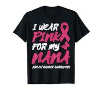 USO ROSA PARA MI NANA CONCIENCIA DEL CÁNCER DE MAMA Camiseta