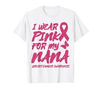USO ROSA PARA MI NANA CONCIENCIA DEL CÁNCER DE MAMA Camiseta