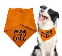 Uso versátil: ideal para fiestas de Halloween, desfiles de mascotas, paseos diarios y sesiones de fotos temáticas, esta bandana para perro añade un toque festivo a cualquier evento, por lo que es un