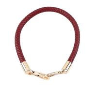 USOHJZ 2Pcs 30/40/50/60cm PU Leather Woven Bag Handles