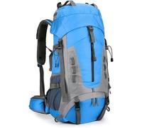USOHJZ Bolsa Al Aire Libre 60L, Mochila De Senderismo Hombres Mujeres Mochila De Camping Mochila Impermeable Montañismo Escalada Mochila Bolsas Al Aire Libre Mochilas De Viaje(Blue)