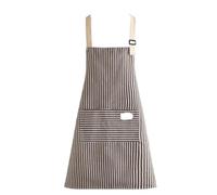 USOHJZ Delantal de Catering de 3 uds, Delantal sin Mangas Transpirable con Cuello Colgante, Delantal de Cocina for el hogar de Lino y algodón for Restaurante para La Cocina(Coffee)