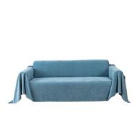 USOHJZ Funda de sofá Impermeable for Sala de Estar, Toalla for sofá de Invierno, Manta Antideslizante, Funda for sillón, salón for el hogar(Blue,180x230 CM)