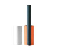 USOHJZ Rodillo Eliminador De Pelusas Reutilizable Multifuncional, 9 Rollos, Ropa For Alfombra, Sofá, Removedor Pelo, Gel Pegajoso, Herramienta Eliminación Polvo Y Cama(Orange with 3 Rolls)