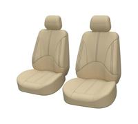 USQBUZHHK Coche Fundas Asientos Coche Protectores Asientos Delanteros Traseros para Fiesta 2006 Accesorios(Beige 2uds)