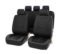 USQBUZHHK Coche Fundas Asientos Coche Protectores Asientos Delanteros Traseros para Fiesta 2006 Accesorios(5 plazas Completo Negro)