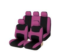 USQBUZHHK Coche para Citroen Fundas Asientos Coche Protectores Cojines Coche Accesorios(Conjunto Completo Morado)