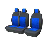 USQBUZHHK Coche para Mercedes para Vito W639 Funda Protectora Asiento Coche Accesorios(Azul 3 Piezas)