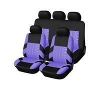 USQBUZHHK Coche para Volvo C30 C70 S40 S60 S80 S90 V40 V50 V60 XC40 XC60 XC70 XC90 Fundas Asientos Coche Accesorios(PÚRPURA,Conjunto Completo)