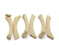 USQBUZHHK Manija interior puerta 6PCS Conjunto Delantero Trasero Izquierdo Derecha Tirador De La Puerta Del Pasaje Interior Para B&MW Serie 3 E90 E91 2004-2012(LHD-Beige 6PCS)