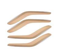 USQBUZHHK Manija Interior Puerta Cubierta Manija Puerta Interior Delantera Trasera para Coche 51412991777 51412991778 para B&MW X1 E84 2010-2016(Beige 4PCS)