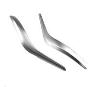 USQBUZHHK Manija Interior Puerta Manija Costilla Puerta Interior Cubierta Exterior para B&MW X1 E84 2010-2016(Matte Silver-2PCS)
