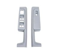 USQBUZHHK Manija interior puerta Para Skoda Para Superb 2008-2013 Universal 2PCS Delantero Trasero Puerta Interior Manija Reposabrazos Interruptor Marco Ajuste Panel Control(Frente beige)