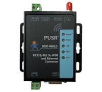 USR-W610 Wireless Converter Serial to WiFi Ethernet Converter RS485/RS232 WiFi Serial Server Support Modbus Gateway Realice datos serie y paquete de datos TCP/IP Transmisión transparente