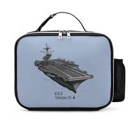 USS Enterprise CV 6 WWII - Bolsa de almuerzo para hombres y mujeres, a prueba de fugas, aislada, para viajes, trabajo, picnic
