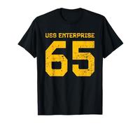 USS Enterprise CVN-65 Portaaviones estilo envejecido Camiseta