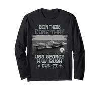 USS George H.W. Bush CVN-77 - Transportador de Aviones Manga Larga