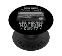 USS George H.W. Bush CVN-77 - Transportador de Aviones PopSockets PopGrip Adhesivo