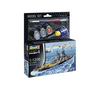 Uss New Jersey Modelo Set 1:1200 Plástico Modelo Kit Revell