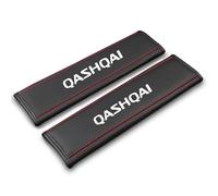 USSAY 2 Piezas Coche Almohadillas Cinturón de Seguridad para Nissan Qashqai Comodidad Antideslizante Protección Interior Accesorios