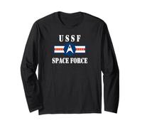 USSF Space Force - Camiseta Trump de la Fuerza Espacial de los Estados Unidos Manga Larga
