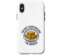 Usted Apuesta su Baklava Soy Griego. Patriota Griego Carcasa para iPhone X/XS