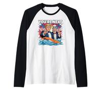 Usted es el próximo Trump y el tío Sam en Cuba Camiseta Manga Raglan