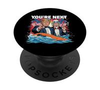 Usted es el próximo Trump y el tío Sam en Cuba PopSockets PopGrip Adhesivo