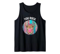 Usted Rock Bull Bison Lets Rock Camiseta sin Mangas