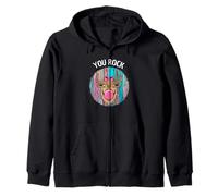 Usted Rock Bull Bison Lets Rock Sudadera con Capucha