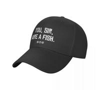Usted, señor, es un pez | Gorra de béisbol de diseño Inspirado Ropa de Calle Sombrero de Lujo Rave Hombres Gorras Mujer