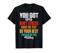 Usted Tiene Este Divertido Examen Escuela Retro Maestro apreciación Camiseta