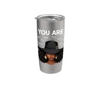 Ustedes son mujeres negras del versículo bíblico cristiano afroamericano Vaso térmico de acero inoxidable de doble pared