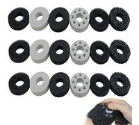 USTNIR 18 PZS Anillos de Precisión Compatible 4 Durezas Anillos Esponja Asistencia para Control Mando Juego con PS4/Xbox Series X/S/Xbox One/Switch/Switch OLED/PS5/Steam Deck/Switch Pro Controller,