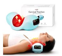 USUIELIGHT Usuie Almohada De Tracción De Cuello Para Terapia De Luz Roja, Camilla De Cuello Para Alivio Del Dolor De Cuello, Dispositivo De Tracción Cervical Para Dolor De Cabeza Tensional Y