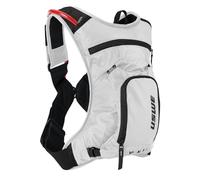 USWE MTB Hydro Mochila de hidratación con bolsillo de hidratación - Mochila de hidratación para ciclismo, BTT, BTT eléctrica y grava, mochila con bolsillo para agua (3 L, blanco)