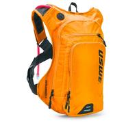 USWE Outlander - Mochila de hidratación con bolsa de agua, mochila de hidratación para ciclismo, MTB, trail running y más (9 L, naranja)