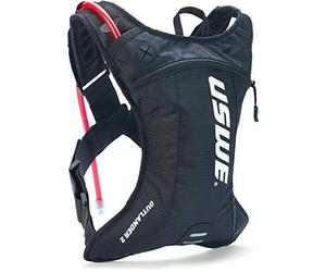 USWE Outlander - Paquete de hidratación de 2 litros con Bolsa de hidratación de 1,5 l/1,417.5 g, Color Negro.
