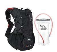 USWE Outlander XC - Paquete de hidratación de 10 L, mochila de hidratación para correr, senderismo, con bolsa de agua (1.5 L/50 onzas), Hydropack para hombres y mujeres, equipo de mochila y equipo