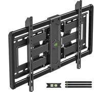 USX MOUNT Low Profile Full Motion TV Wall Mount for 37-90 Inch TV Ultra Slim TV Mount with Swivel and Tilt Wall Mount TV Bracket with Arti