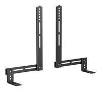 USX MOUNT Soundbar Mount Sound Bar TV Mount for Mounting Above or Under TV Sound Bar Mount Up to 13.2 lbs Two Removable and Lockable Hooks