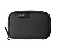 UT Wire Folio Mini Tech - Bolsa con identificación de etiqueta para viajes, gimnasio, organizador de trabajo para cables, cargadores y accesorios electrónicos, color negro