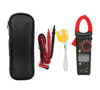 UT213C 400A Auto Range Handheld Digital Clamp Meter AC DC Voltage Current Tester with True RMS NCV Data Hold for Industrial Electrical Maintenance Red Gray 220x75x40mm