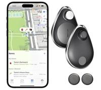 Utag Rastreador GPS oculto para niños, paquete de 2, rastreador Bluetooth funciona con Apple Find My (solo iOS), IP67 impermeable, protección de privacidad, modo perdido, adecuado para niños,